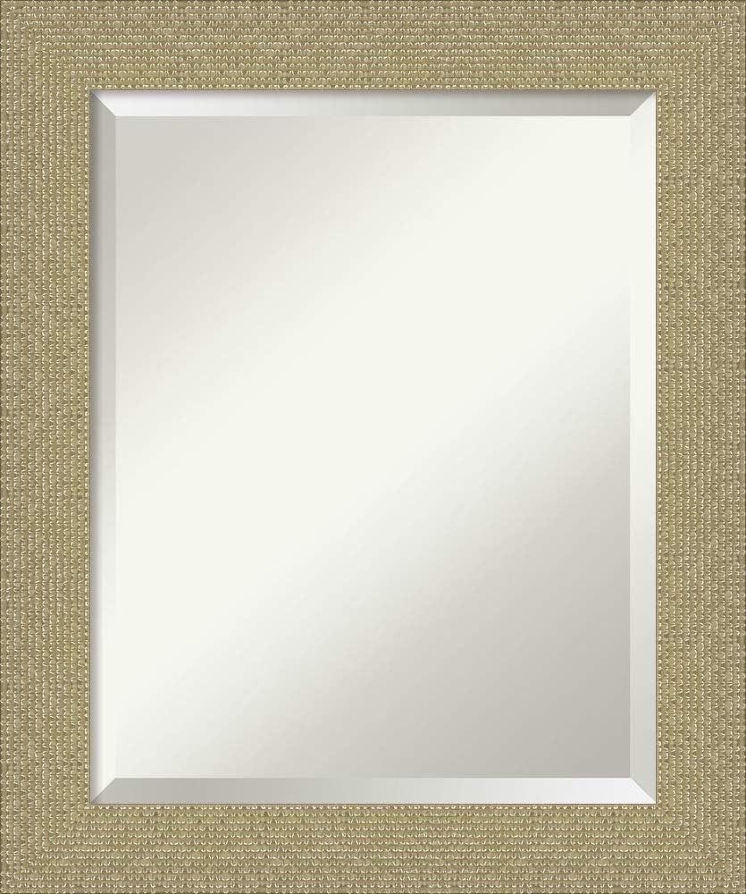 Amazoncom Framed Vanity Mirror Bathroom Mirrors For Wall Mosaic Gold Mirror Wall Mounted Mirror Small Mirror 2425 X 2025 In Home Kitchen