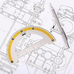 Mr. Pen- Geometry Set, Yellow Stripes, 4