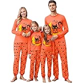 IFFEI Family Matching Halloween Pajamas Sets Long Sleeve 2 Piece Pjs Funny Sleepwear Jammies