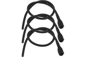 SG Store 3PCS Rubber Peep Sights Compound Bow Peep Sight Rubber Tube Peephole Bow Tube Peep Sight Pull Cord Peep Hole Compound Bow Accessories, Black