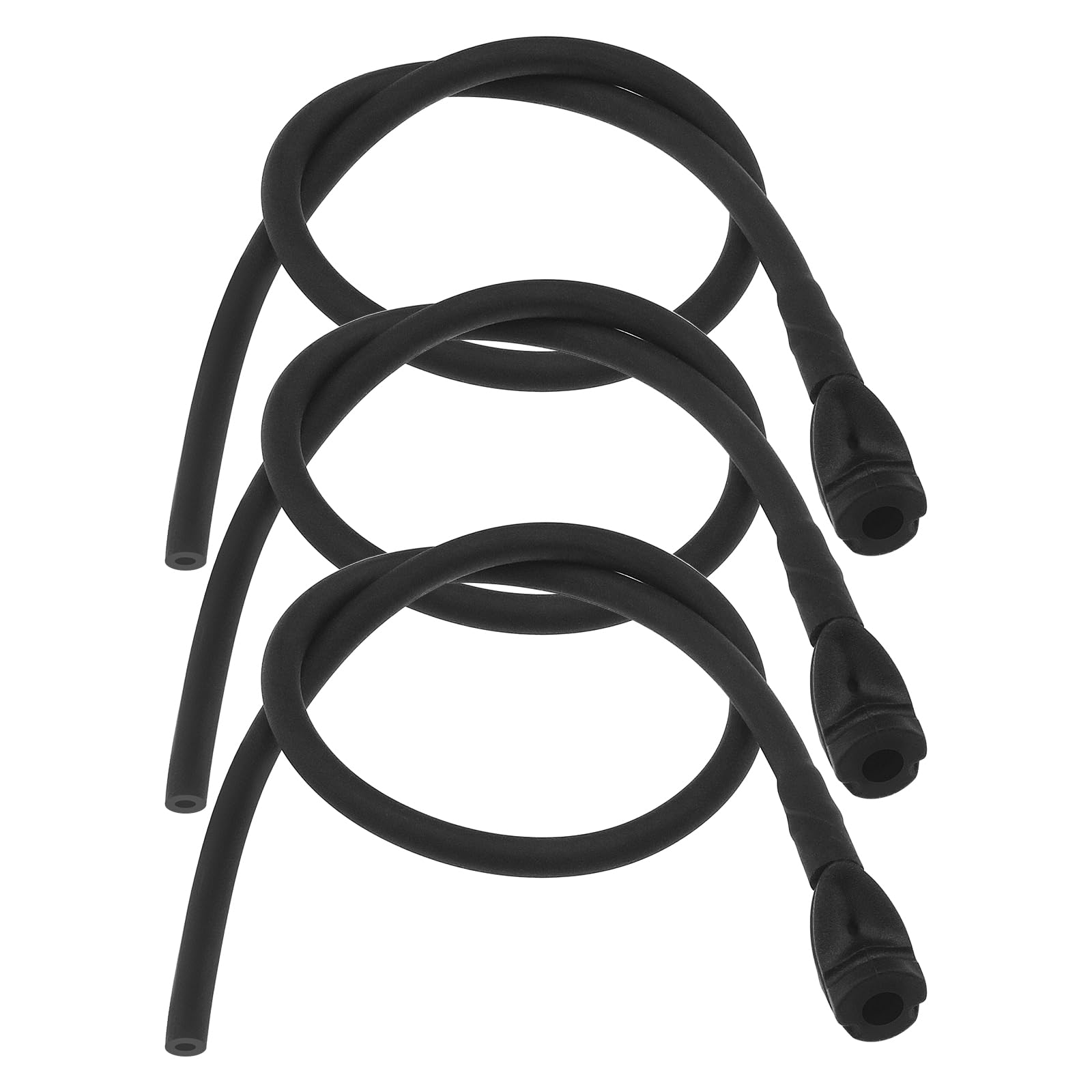 VGOL 3PCS Rubber Peep Sights Compound Bow Peep Sight Rubber Tube Peephole Bow Tube Peep Sight Pull Cord Peep Hole Compound Bow Accessories, Black