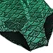 BAOHULU Girls Gymnastics Leotards Shiny Spliced Scale Dance Clothes 3-12 Years B148_Green_6A