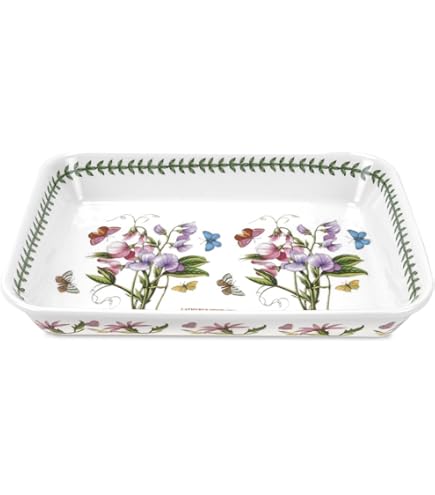 Amazon.com: Portmeirion Botanic Garden Oval Baking Dish (11.5