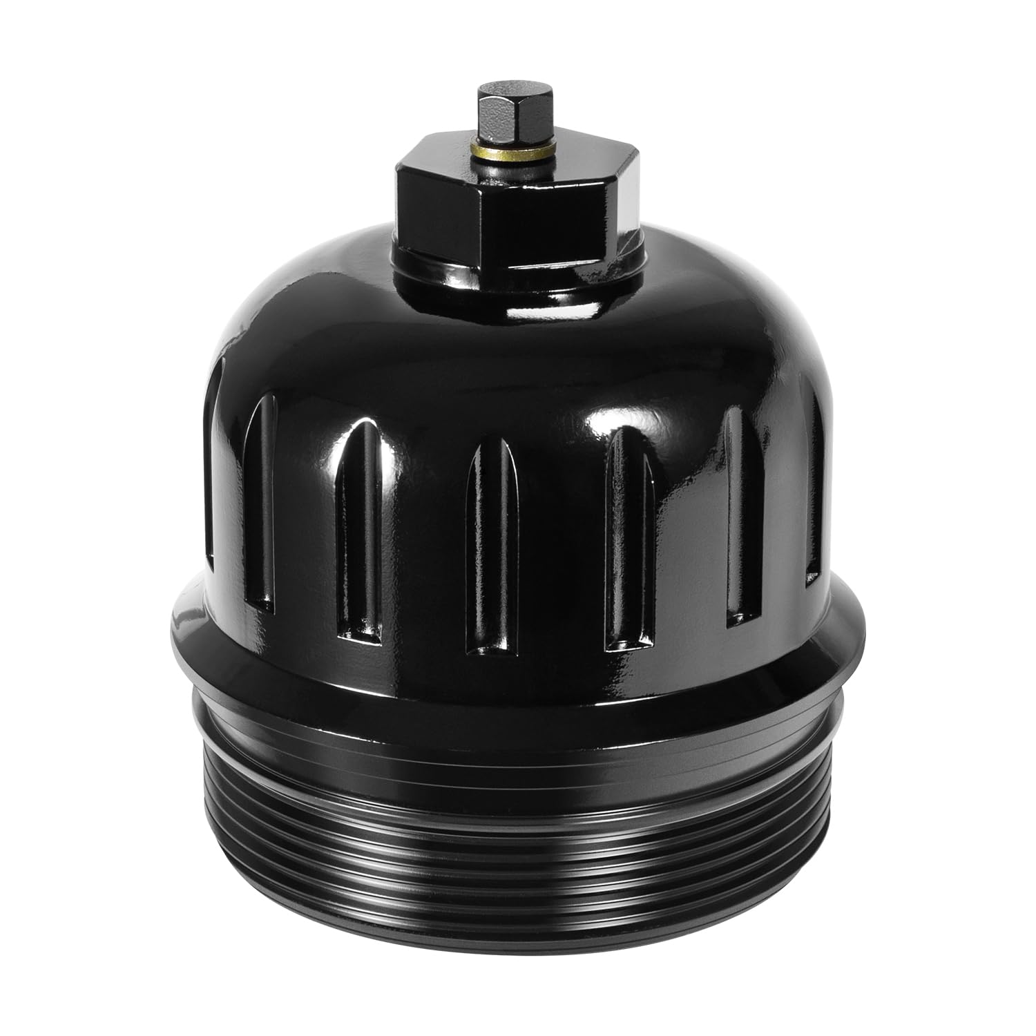 Photo 1 of 134001 Billet Aluminum Fuel Filter Housing Cap for Chevy/GMC 6.6L L5P Duramax Diesel 134001 2500HD 3500HD (2017-2019), with Drain Plug, Durable and Crack-Resistant Design