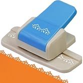 ECOHU Border Punch - Flower Design Embossing Punch for Scrapbooking, Wedding Cards, Decoration and DIY Arts