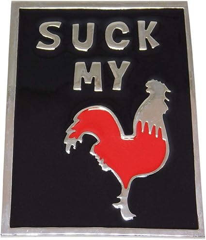 chicken belt buckle
