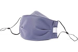 Graf Lantz Zenbu Organic Cotton Face Mask Over Ear with Adjusters - Reusable and Machine Washable