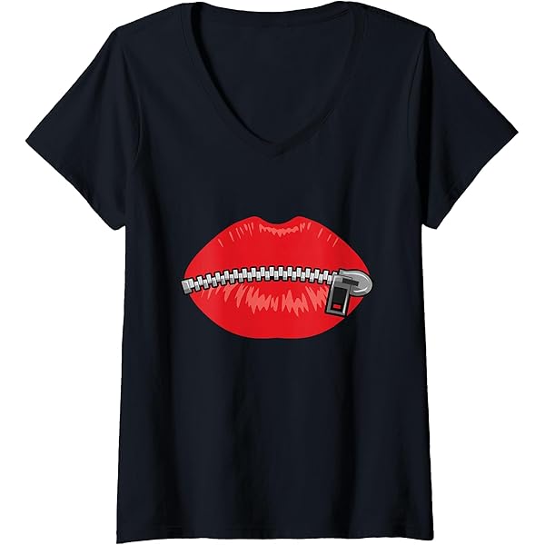 Amazon.com: Lip Zip | Zip Lips. T-Shirt : Clothing, Shoes & Jewelry
