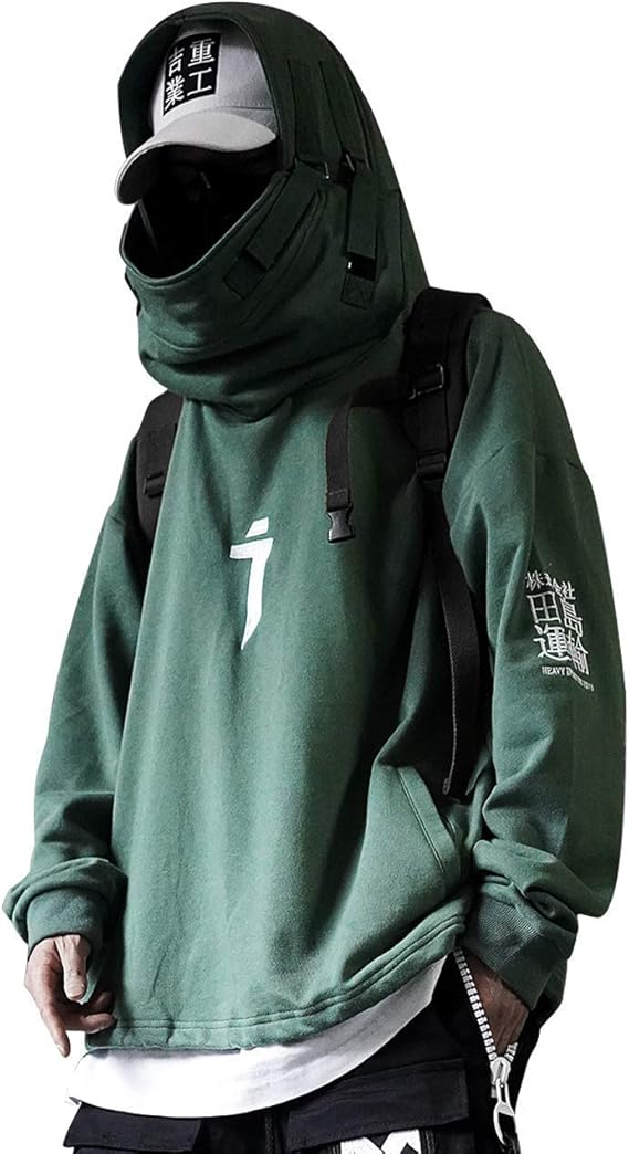 Amazon Aelfric Eden メンズ レディース グリーン ファッション オーバーサイズ フード付きスウェットシャツ ジャージ ヒップホップ パーカー プラスサイズ パーカー プルオーバー トレーナー パーカー 通販