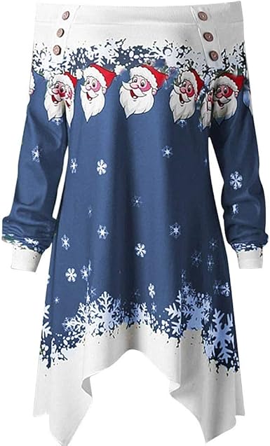 Lomelomme 2020 Nouveau Cadeaux De Noel Femmes Dots Zipper Imprimer Hauts Sweat A Capuche Pull De Noel Chemisier T Shirt Pullover Decontractee Sweat Shirt Chemisier Grande Taille Amazon Fr Vetements Et Accessoires