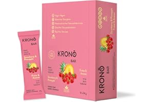 Krono Nutrition Energy Bar - Made with Natural Ingredients - Vegan - Gluten Free - Nuts Free - Soy Free - 50 gram per bars, 1