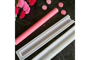 EchoDone Round Tube Column Silicone Soap Candle Mold Embed Soap Making Supplies Silicone Mold for Soap