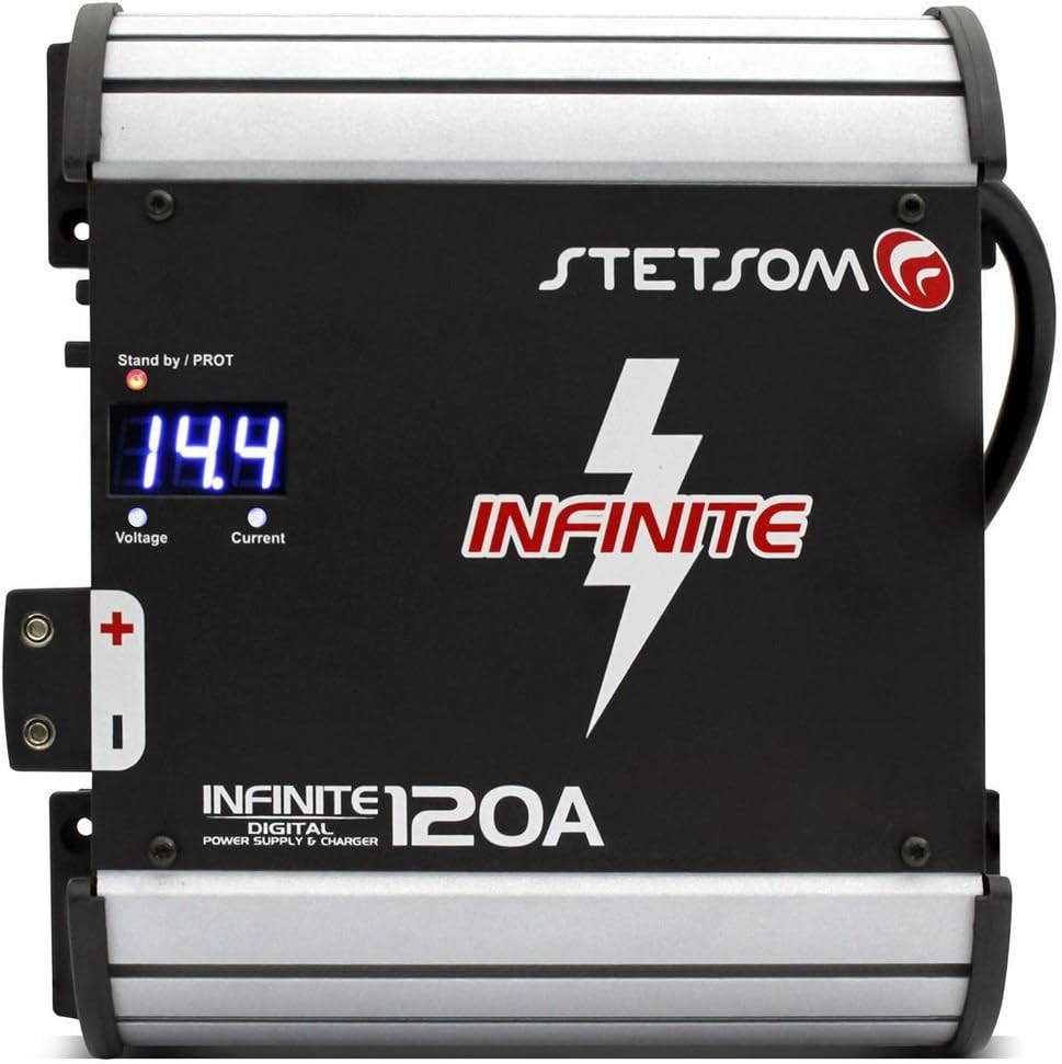Stetsom Power Supply Charger Infinite 120A Car Audio