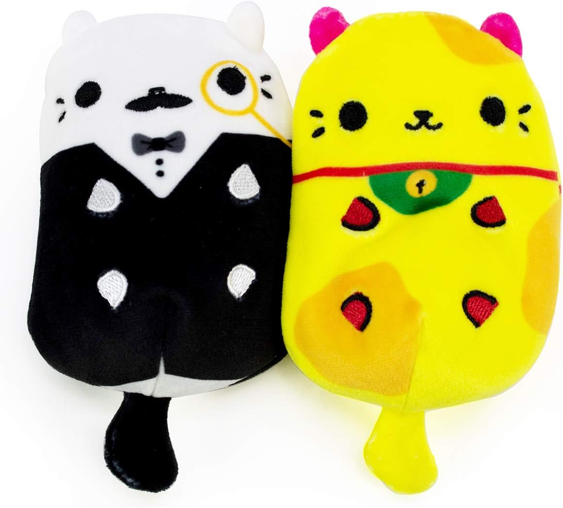 Cats vs Pickles Series 1: Skelecat and Festicat 2-Pack: Toys & Games