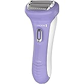 Remington Smooth & Silky Electric Shaver for Women, 4-Blade Smooth Glide Foil Shaver and Bikini Trimmer with Almond Oil Strip, Shave Wet or Dry