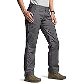 CQR Women's Flex Stretch Tactical Pants, Outdoor Hiking Pants with Pockets, Water Resistant Ripstop Work Pants