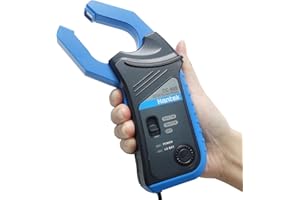 Hantek CC-800 AC/DC Current Clamp, 5kHz Bandwidth, 800A Clamp Meter for Oscilloscope with BNC/Banana Type Connector