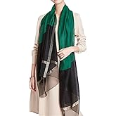 WINCESS.YU Women Scarf Lightweight Shawl and Wraps for Lady Fashion Satin Scarf Long Neck Scarves for All Season