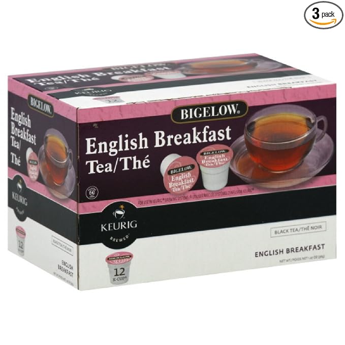 Bigelow English breakfast Black tea keurig k-cups - 12ct (072310057906)