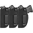 TACwolf 3pc Universal Right Left IWB OWB Holster Pouch for Inside Concealed Carry Holster for S&W M&P Shield for Glock 17 19 