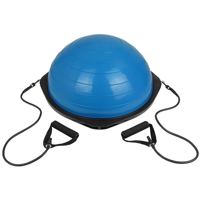 BB Sport Balance Ball mit Expander & Pumpe Gymnastikball mit Zugbändern
