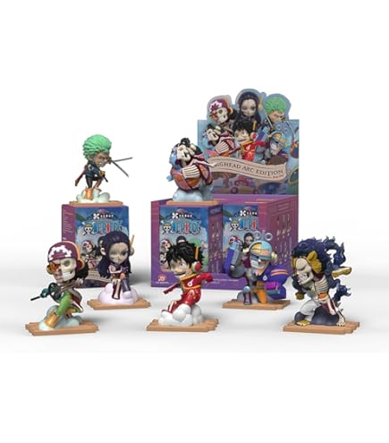 Amazon.com: Mighty Jaxx - Set of 3 Figurines One Piece - Luffy