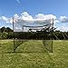 55' Ultimate Baseball Batting Cage [Net & Poles Package] - #42 Heavy Duty Net with Steel Uprights [Net World] 24hr Ship (02. Ultimate Batting Cage & L-Screen Frame)
