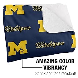 University of Michigan Blanket, 50"x60" Logo
