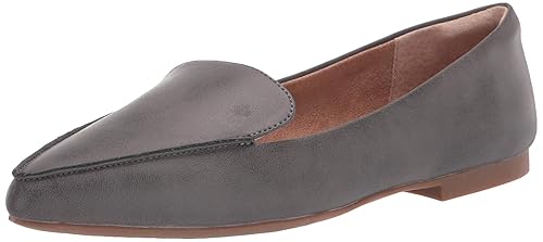 Amazon Essentials Women's Loafer Flat, Charcoal, 11.5