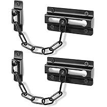 thumbnail image 2 of Mipcase Heavy Duty Door Chain Lock With Windproof Feature - Iron Security Chain With Handle For Home/RV 2 of 9