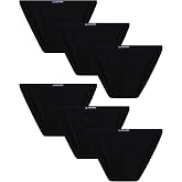 U.S. POLO ASSN. Mens Bikini Briefs 6 Pack Cotton Underwear with Pouch | Sleek String and Classic Cuts, Soft Breathable Stretch, Covered Waistband, Smooth Everyday Support and Lift