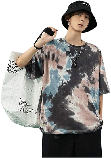 Amazon Rehoodnメンズ カットソー Tシャツ トップス シンプル メンズ ファッション 韓国風 シャツ おしゃれ シャツ メンズ 春 夏 Tシャツ ゆったり カジュアル トップス Tシャツ カットソー 通販