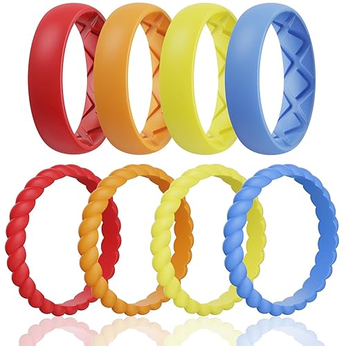 Egnaro Engagement Rings Women, Inner Arc Ergonomic Breathable