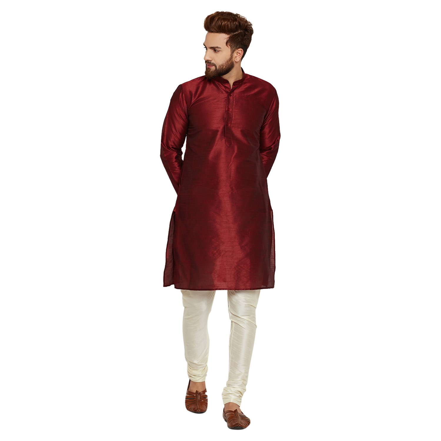 sojanya (since 1958), churidaar pyjama, dupion silk