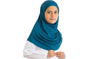 Prien Easy To Wear Hijab For Girls, Muslim Scarf for Kids, Instant Hijabs For Women, Viscose Children Scarves For Ramadan Eid