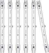 BROTOU Dimmable R7s Halogen Bulb 118mm 400W 230V 4480LM 2800K 6 Pack