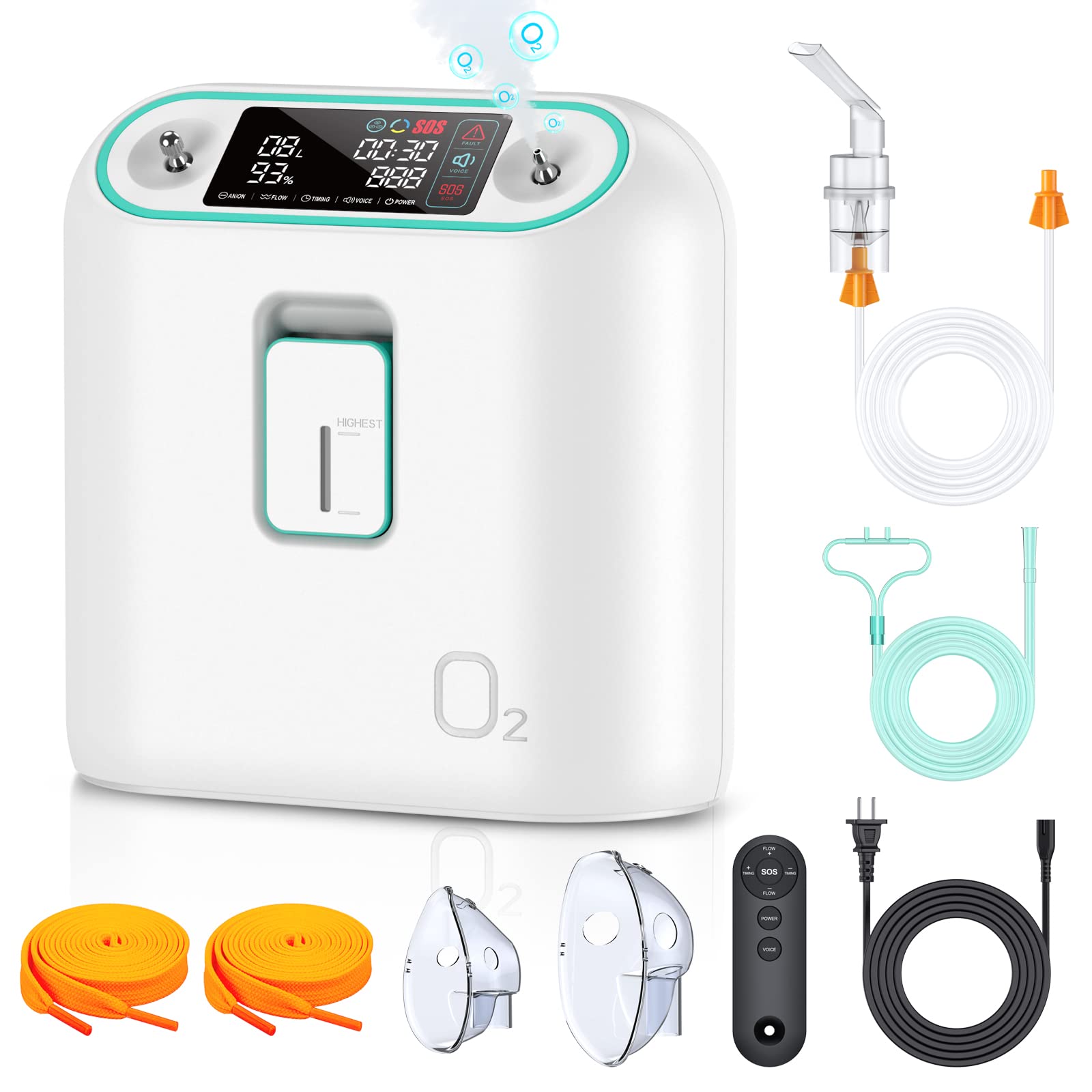 Photo 1 of Portable Oxygen Concentrator Machine?with Oxygen Tubing?Continuous and Stable Supplemental Oxygen