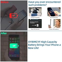 XYIRMCYF 16000mAh Super Capacity Battery Compatible