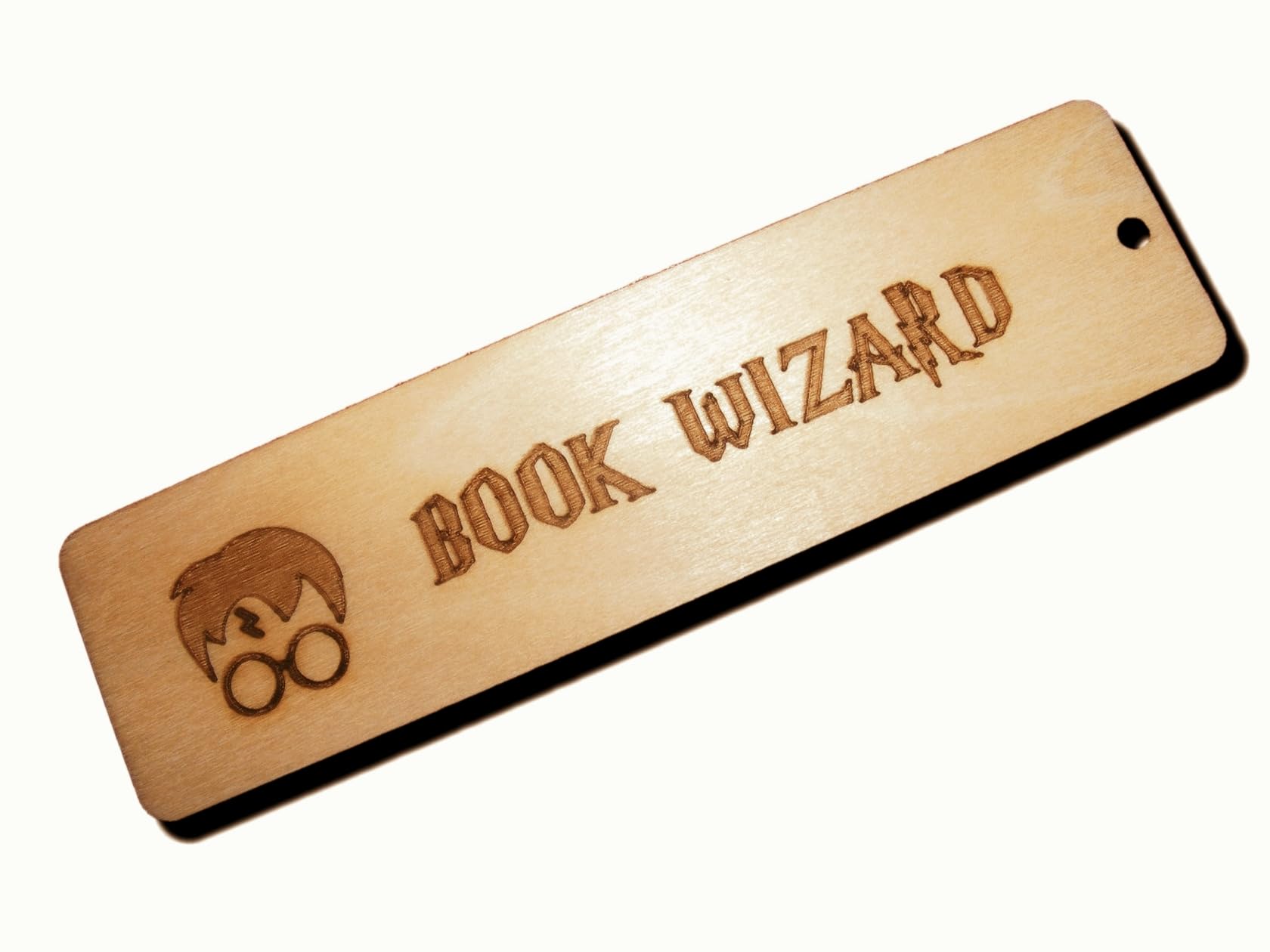 FastCraft BOOKMARK HARRY POTTER BOOK WIZARD WOODEN ENGRAVED WOOD PRESENT GIFT FAN BOOK MARK