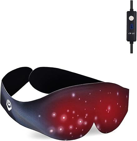 Amazon Graphene Times 蒸気 ホットアイマスク ギフト 安眠 遮光 圧迫感なし Usb加熱 3段階温度調節 1時間オートオフタイマー 3d立体構造 睡眠アイマスク 繰り返し使用可能 睡眠改善 旅行 出張 アイマスク プレゼント ブラック Graphene Times アイマッサージャー