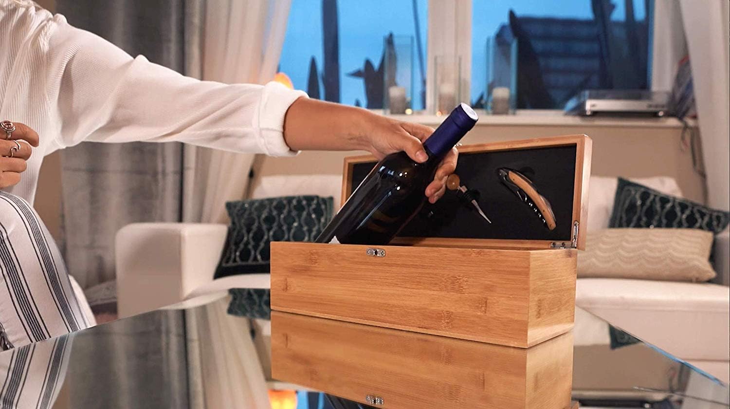 Wine Gift Box Set by Case Elegance, Wine Box, ZJ2703 - Image 3