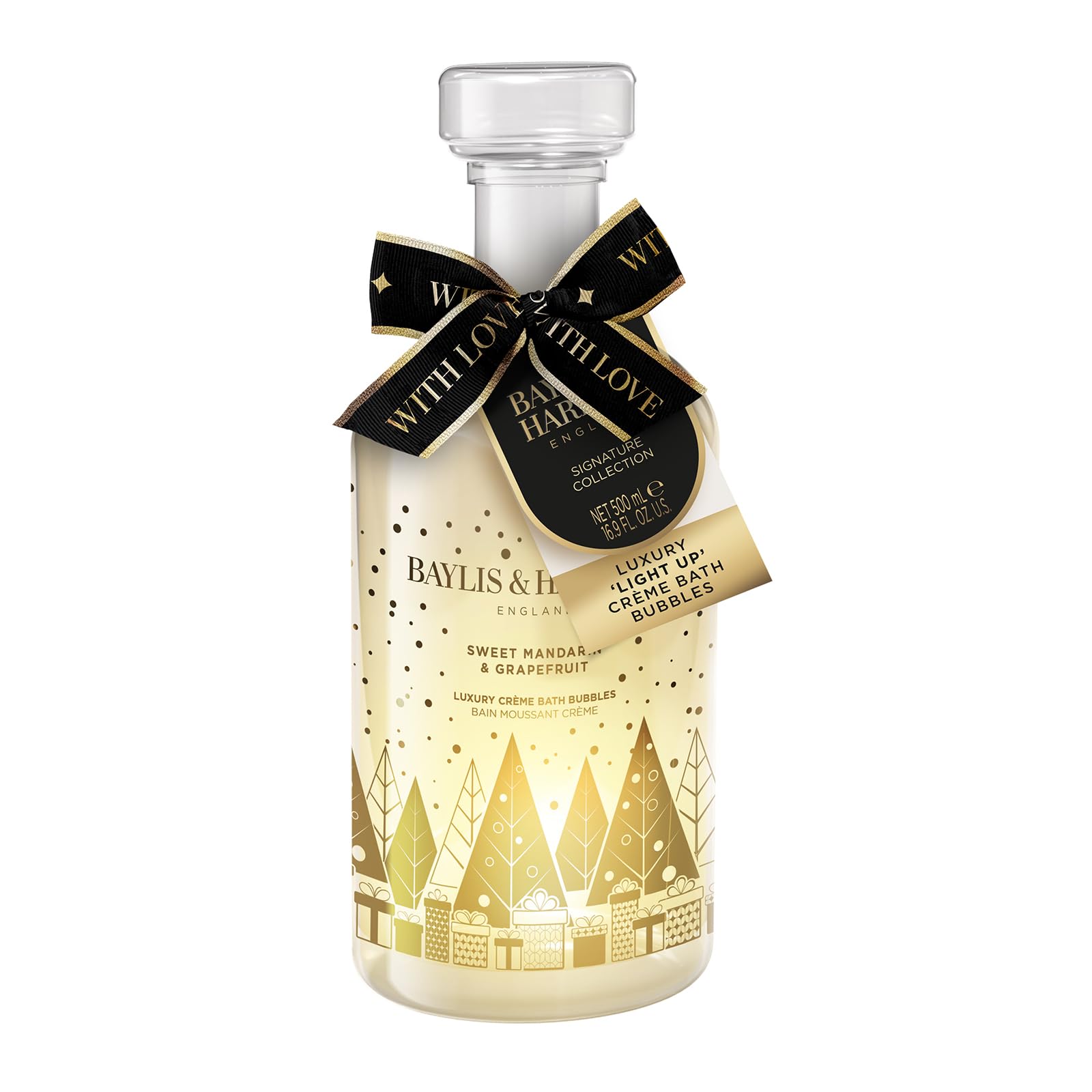 Baylis & Harding Sweet Mandarin & Grapefruit Luxury 'Light Up' Crème Bath Bubbles Gift (Pack of 1) - Vegan Friendly