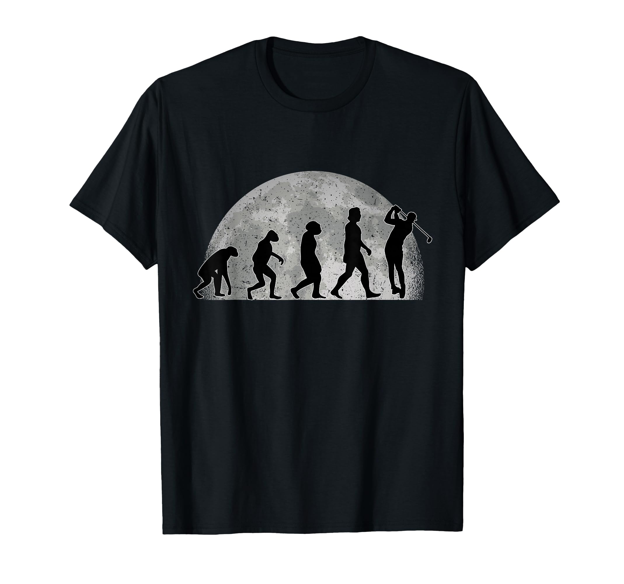 Golfers Evolution Moon Golf Golf ball T-Shirt
