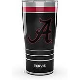 Tervis Traveler Alabama Crimson Tide - Night Game Triple Insulated Tumbler Travel Cup Keeps Drinks Cold & Hot, 20oz, Stainless Steel