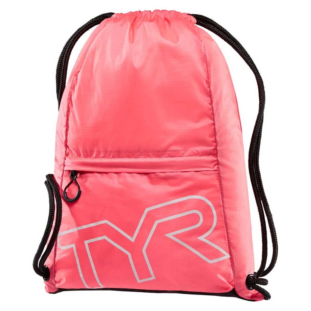 TYR Unisex Draw String Backpack Sac de Sport (Pack of 1), pink, ALL, Classique