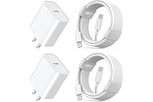 QASHQAI iPhone 11 12 13 14 Fast Charger,[MFi Certified] 2Pack 20W iPhone Charger Fast Block with 10FT USB-C to Lightning Cord for iPhone14 13 12 11 Xs Xr X 8