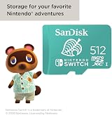 SanDisk 512GB microSDXC Nintendo Switch Animal Crossing Edition, UHS-I, U3 view 6