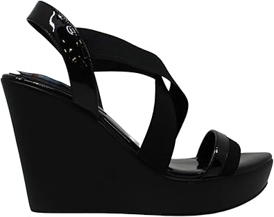 charles david black wedges