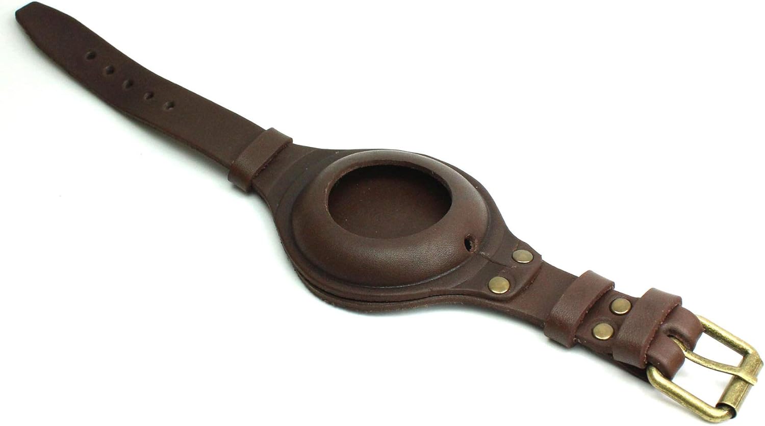 Sulla - Watch - Huellenband, Brown, Bronze Fittings