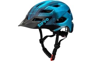 Kids Helmet, SIFVO Kids Bike Helmet Boys and Girls Bike Helmet with Cool Visor Helmet for Kids 5-14, Kids Bike Helmets Youth Bike Helmet Adjustable & Lightweight 50-57cm